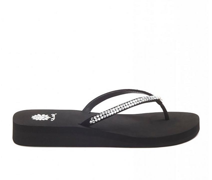 Women's Yellow Box Jello Flip-Flops Product Image