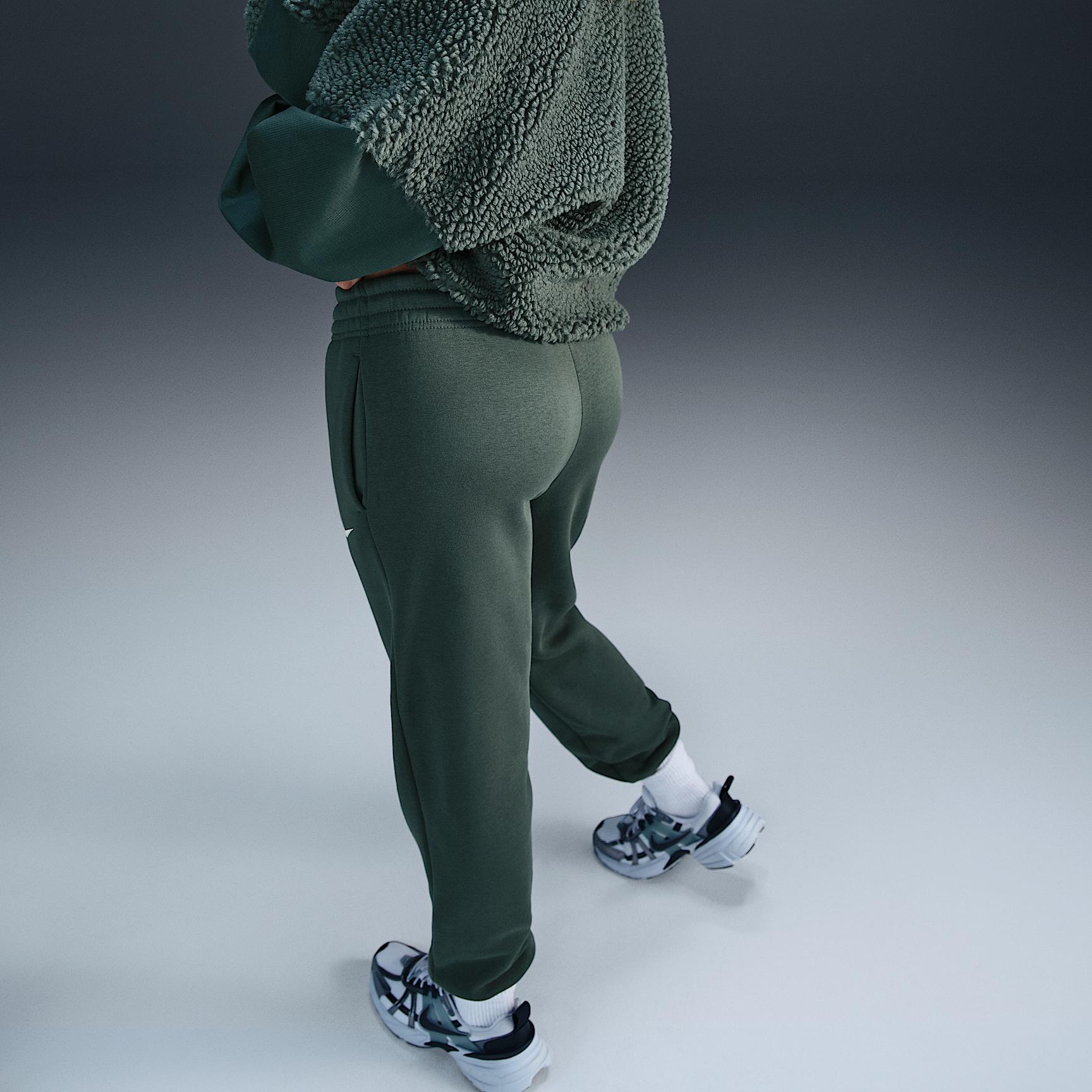 Womens Nike Sportswear Phoenix Fleece Mid-Rise Sweatpants | FZ7626-338 Product Image