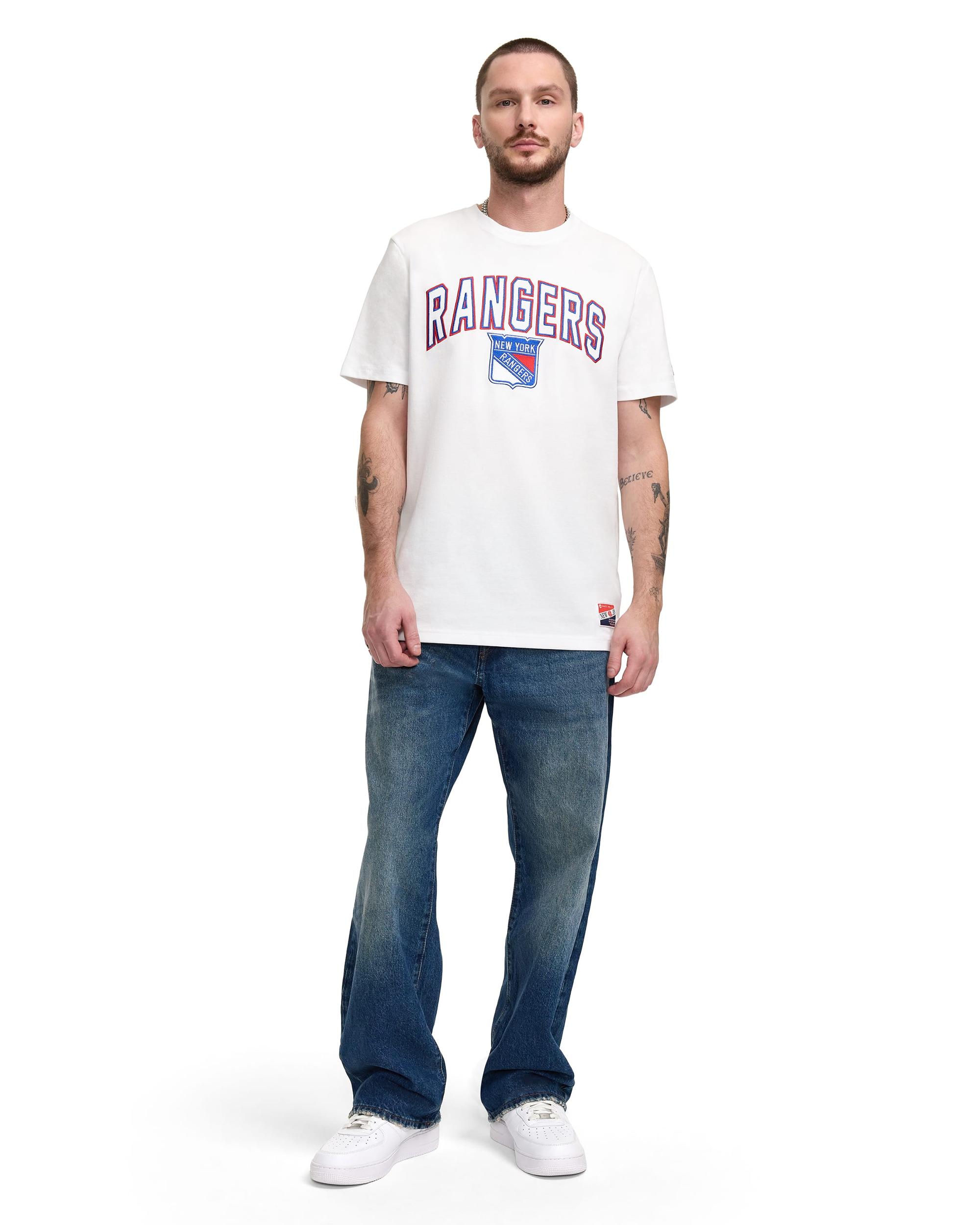 Toronto Maple Leafs Throwback White T-Shirt Male Product Image