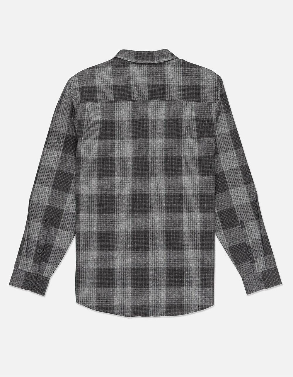 HURLEY Portland Organic Mens Flannel - GRAY COMBO Product Image