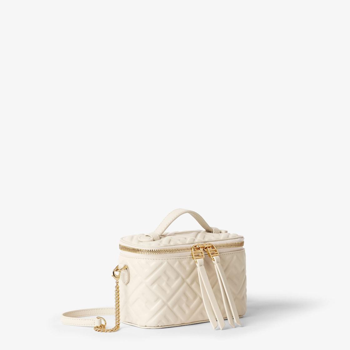 Fendi VanityCamelia nappa leather mini-bag with FF motif Product Image
