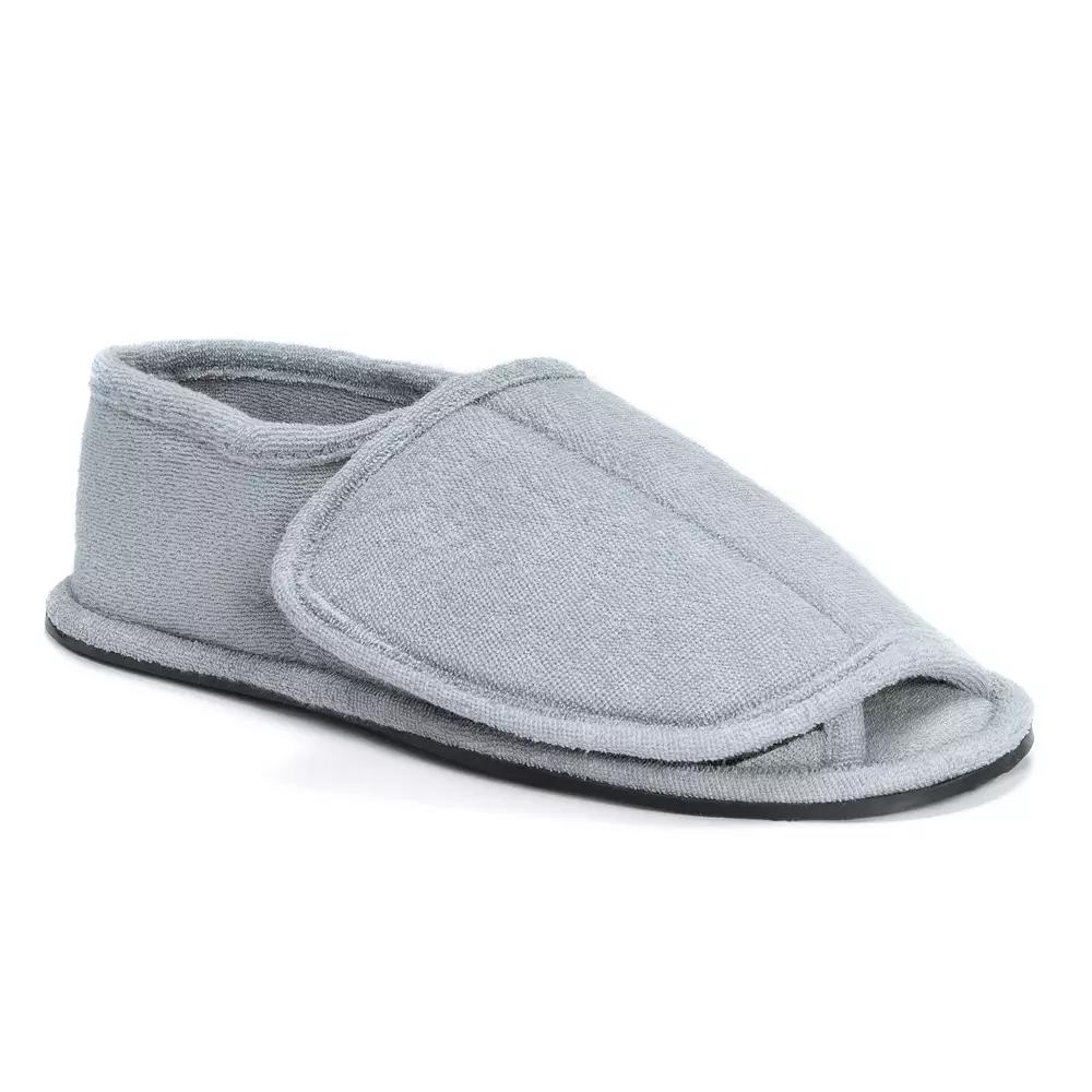 MUK LUKS Adjustable Open-Toe Men's Slippers,  Product Image