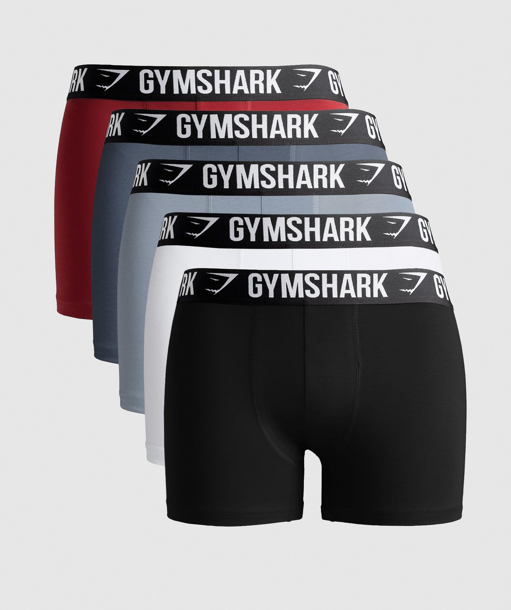 Gymshark Boxer Brief 5PK - Multi Pack Male Product Image