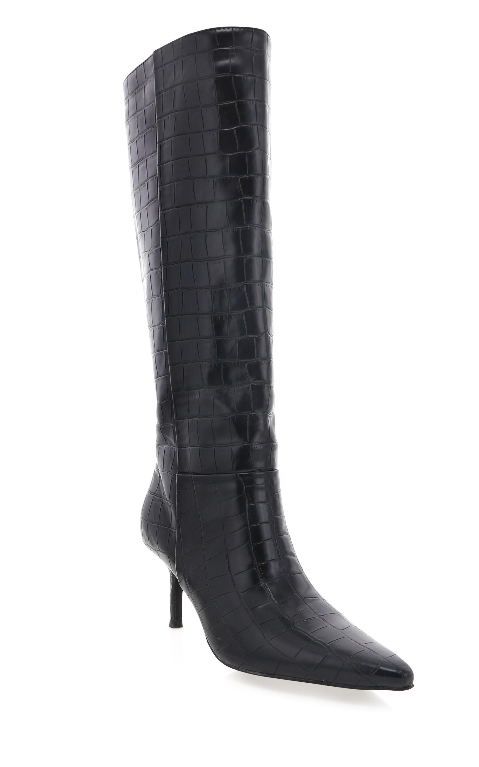 Billini - Billy Boots in Black Croc Product Image