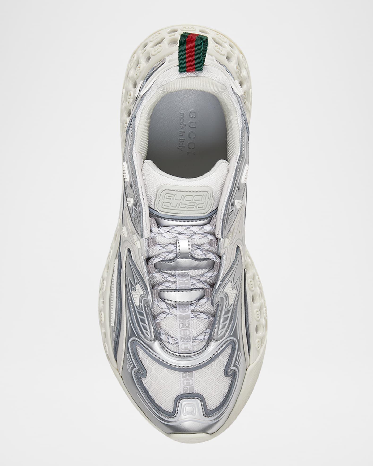 GG cub3d Matte Demetra and Mesh Runner Sneakers Product Image