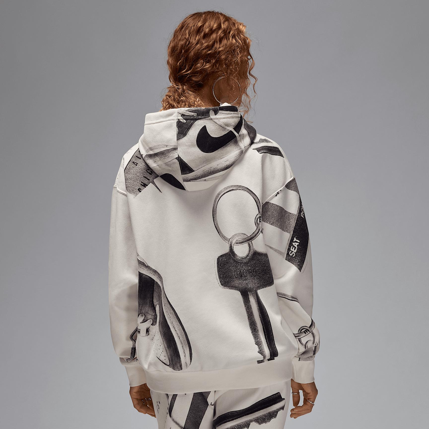Womens Brooklyn Fleece All-over Print Pullover Hoodie Product Image