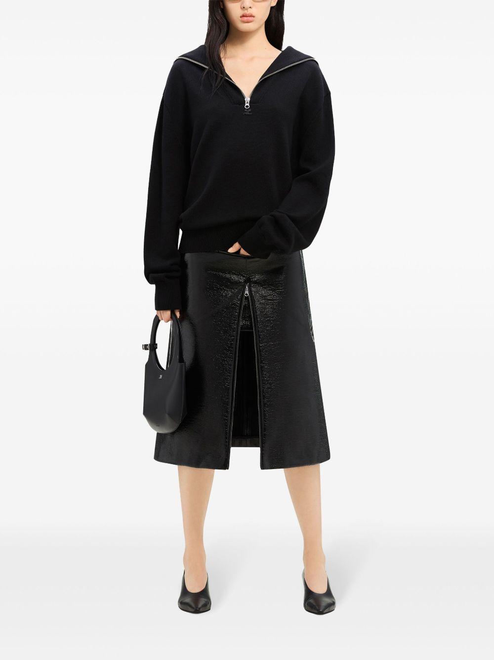 trucker wool sweater Product Image