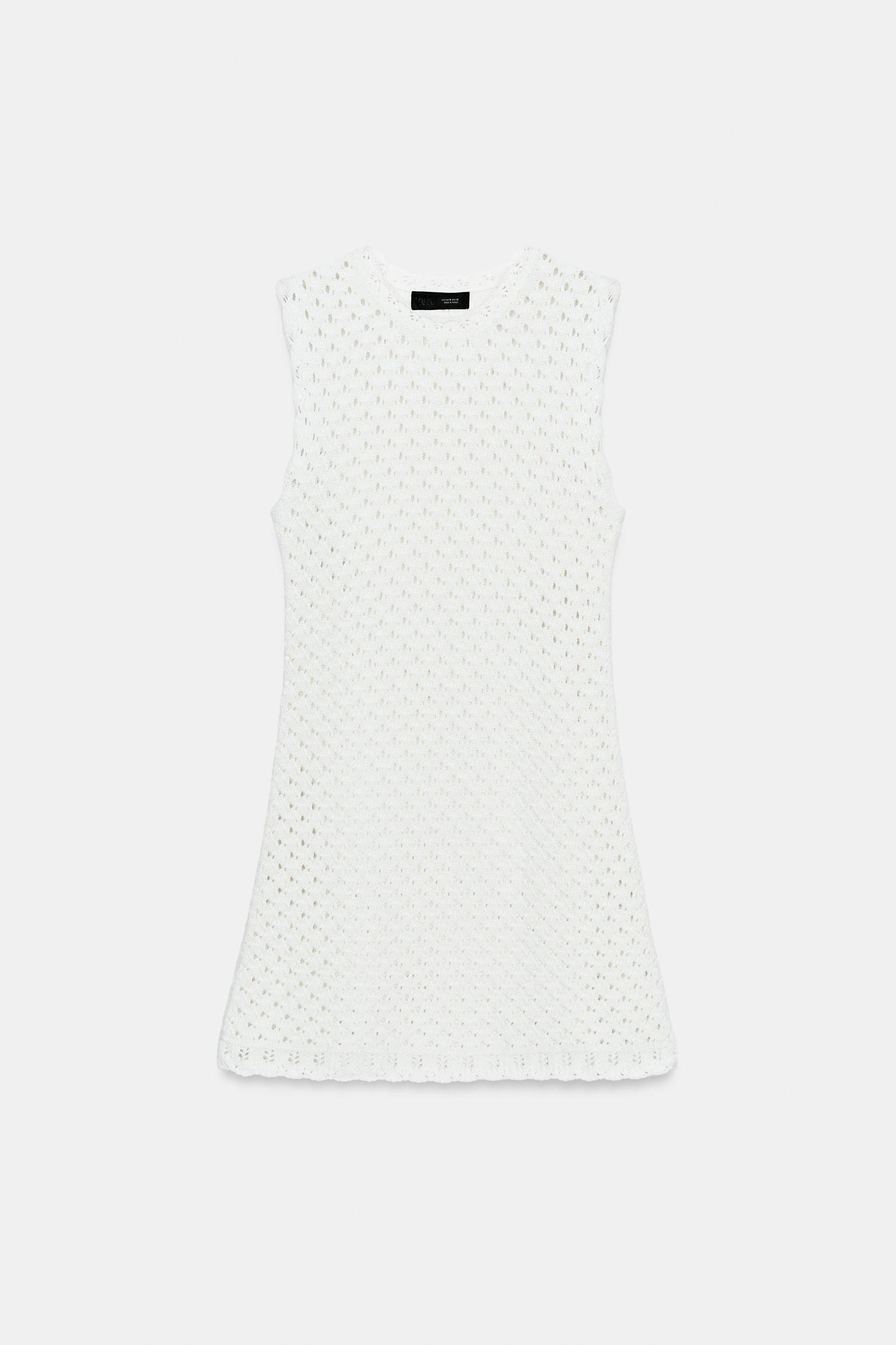 POINTELLE KNIT MINI DRESS Product Image