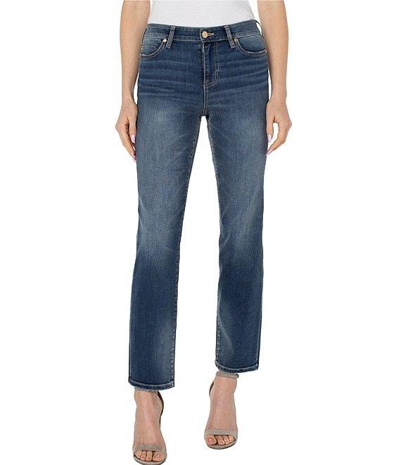 Liverpool Los Angeles Kennedy Straight Leg Stretch Denim Jeans Product Image