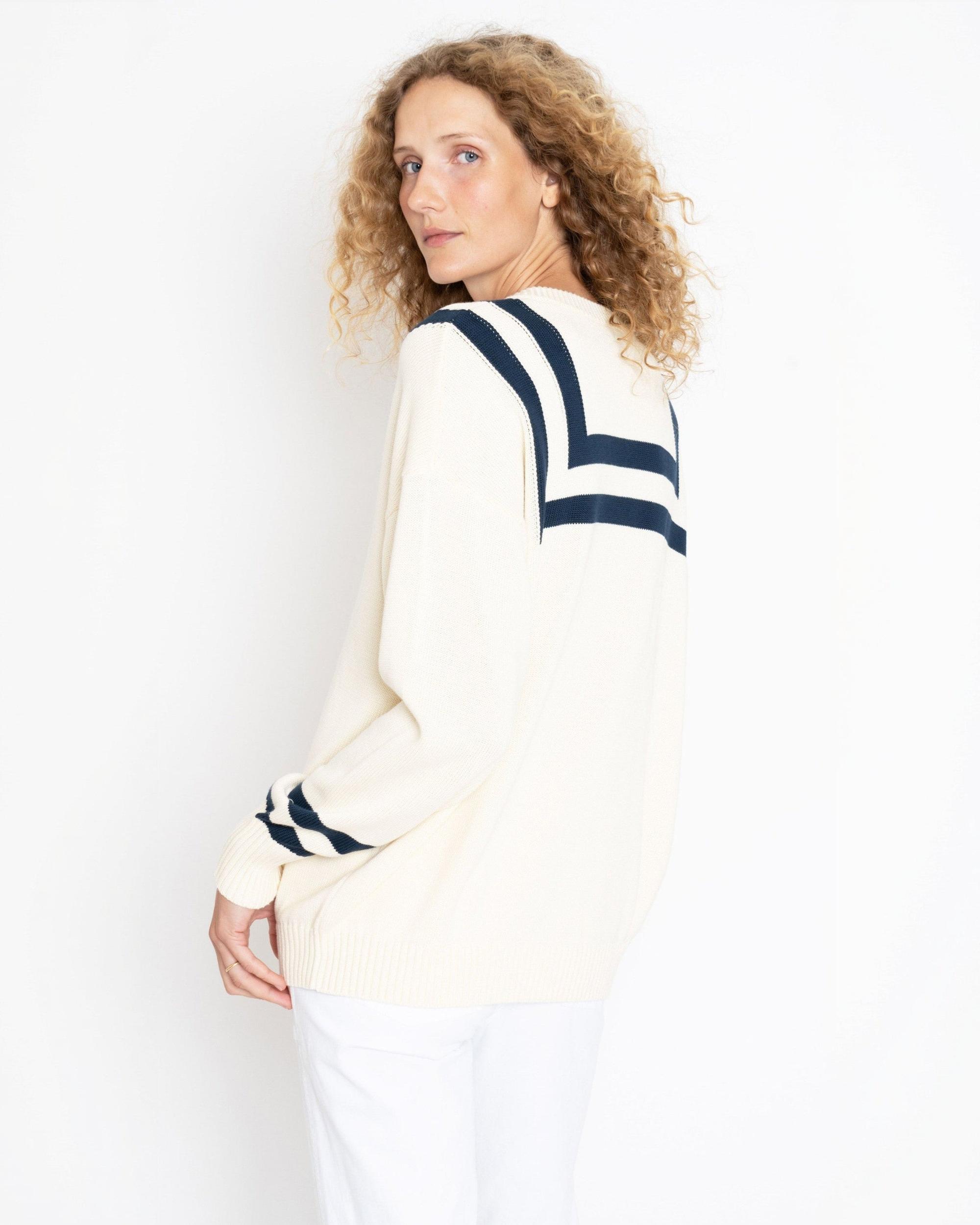 The Anchor - Cream/Navy Female Product Image