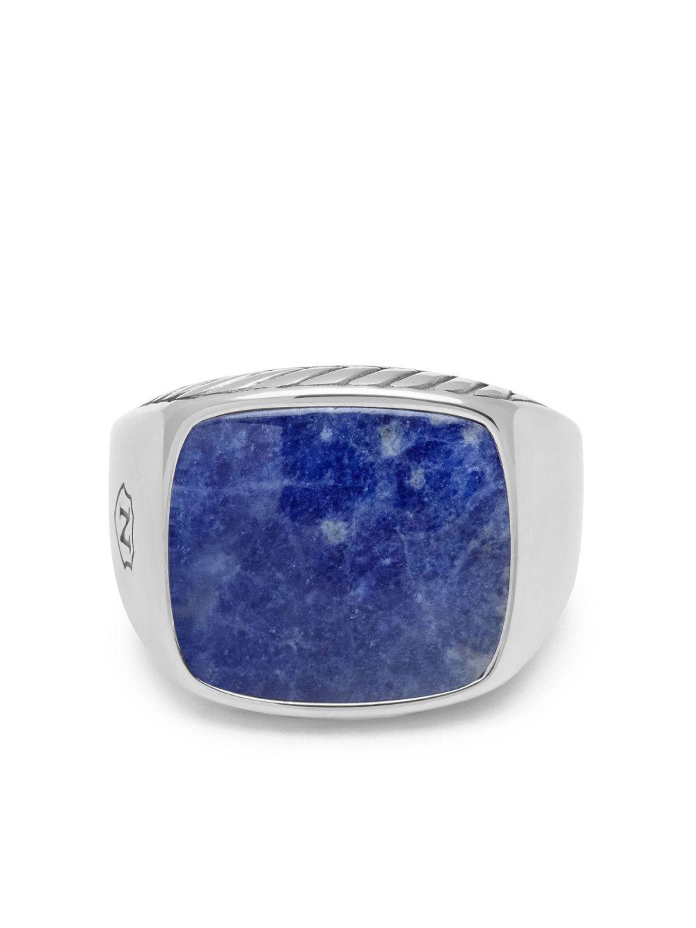 dumortierite signet ring  Product Image