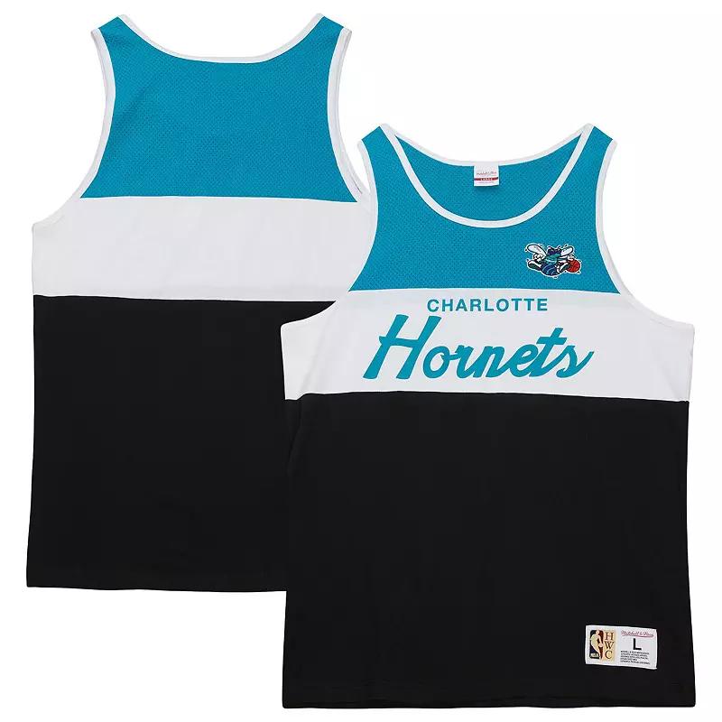Men's Mitchell & Ness Black Charlotte Hornets Special Script Tank Top, Size: Medium, Chr Black Product Image