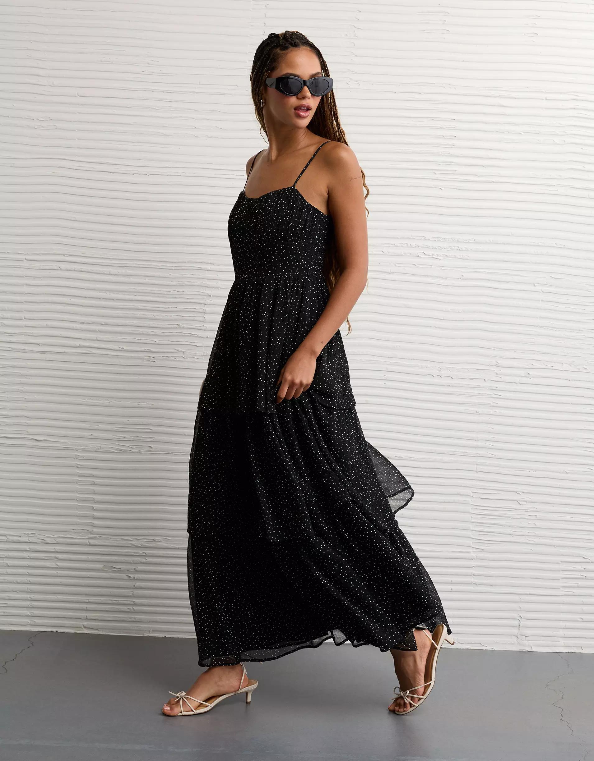 AE Sweetheart Tiered Maxi Dress Women's Product Image