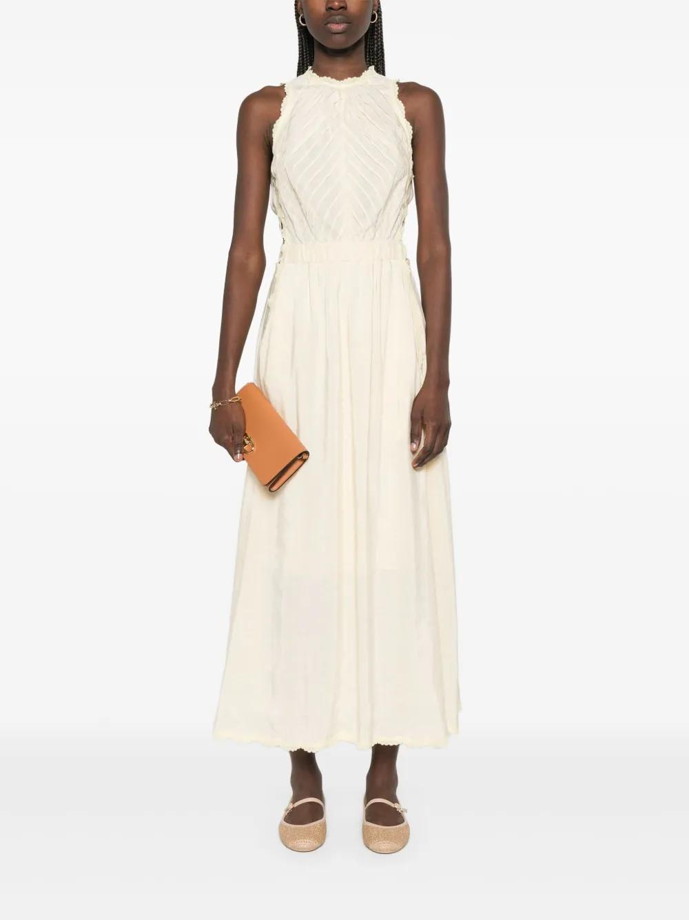 slub-texture maxi dress Product Image