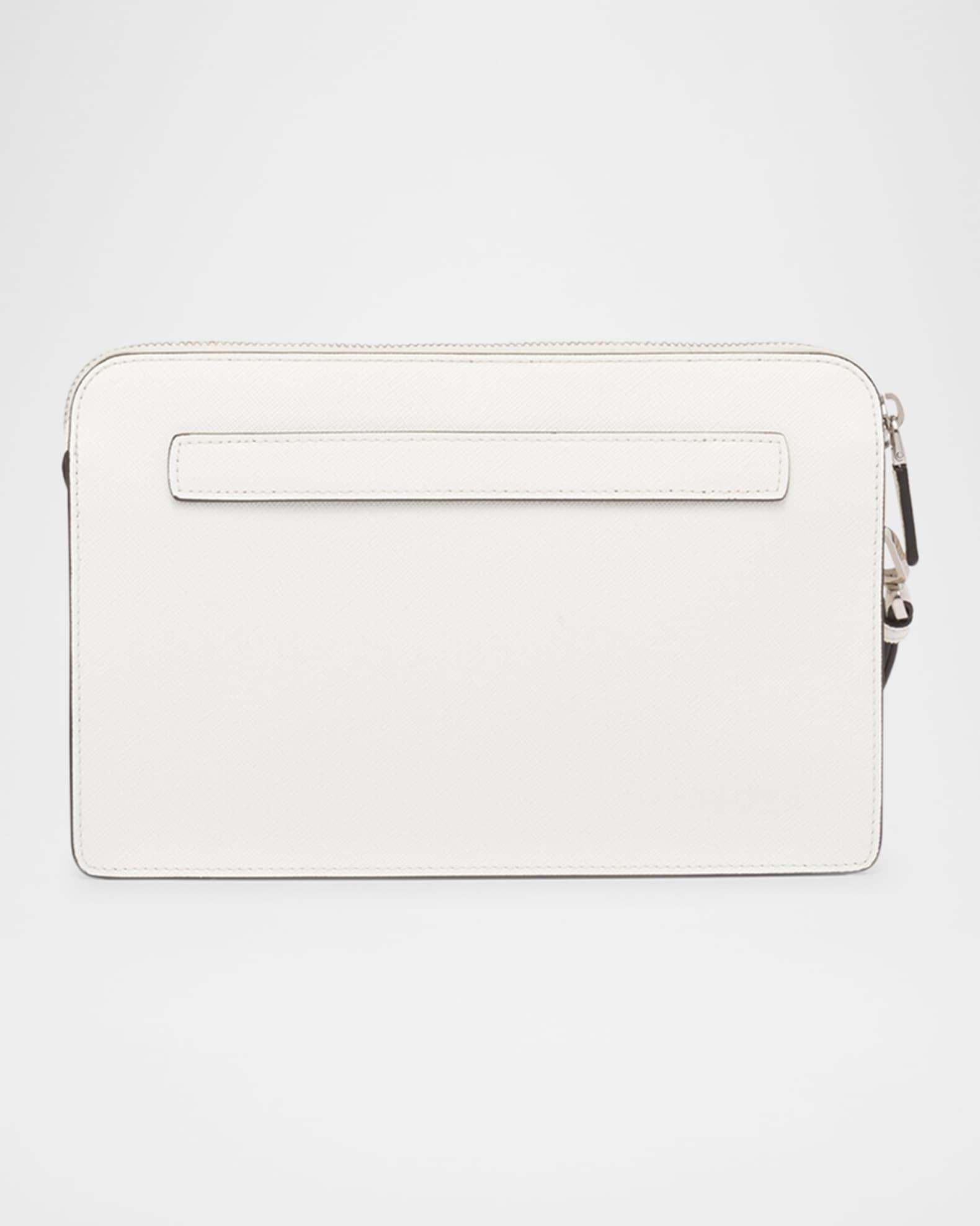 Men's Saffiano Leather Zip Pouch Product Image