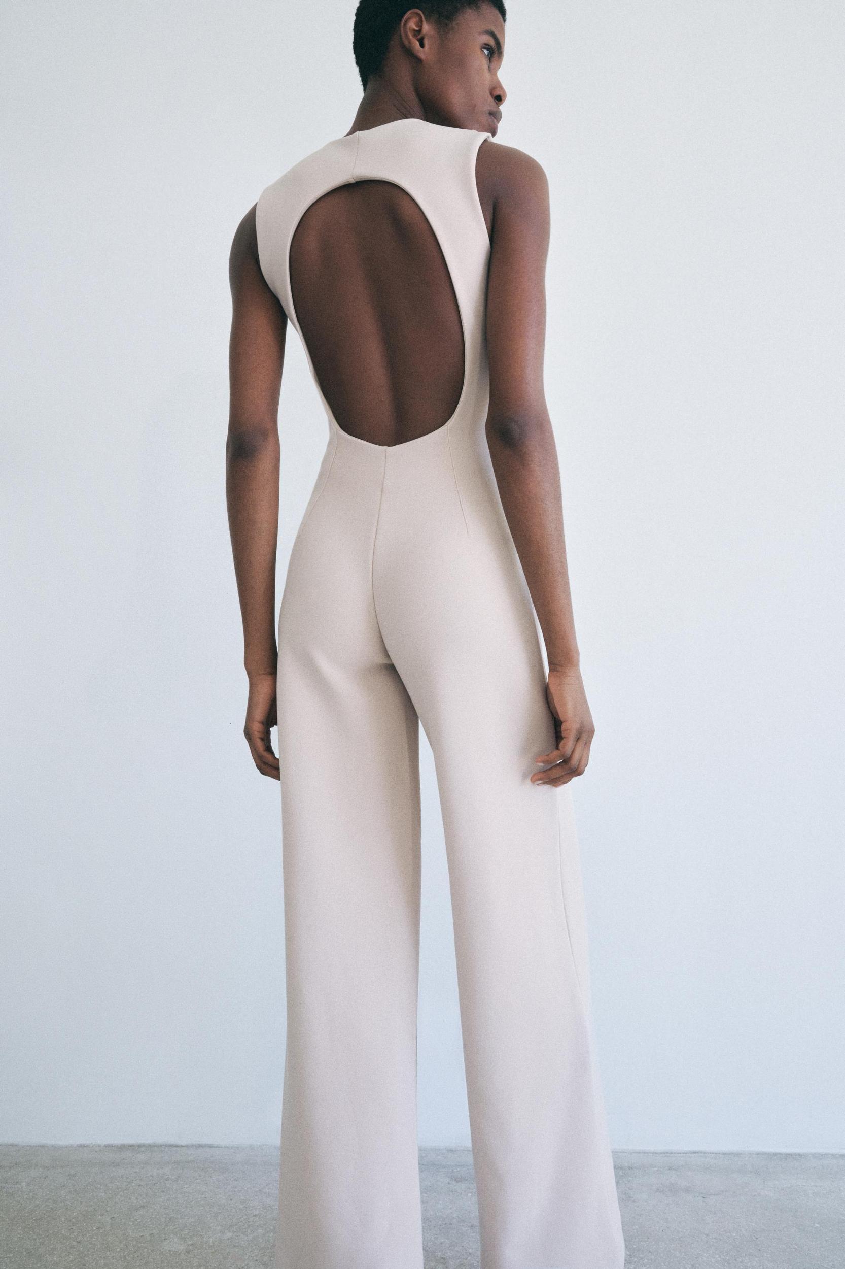 LONG CREPE JUMPSUIT Product Image