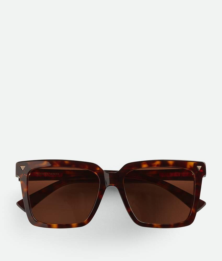 Women's Soft Recycled Acetate Square Sunglasses in Havana / Brown Product Image