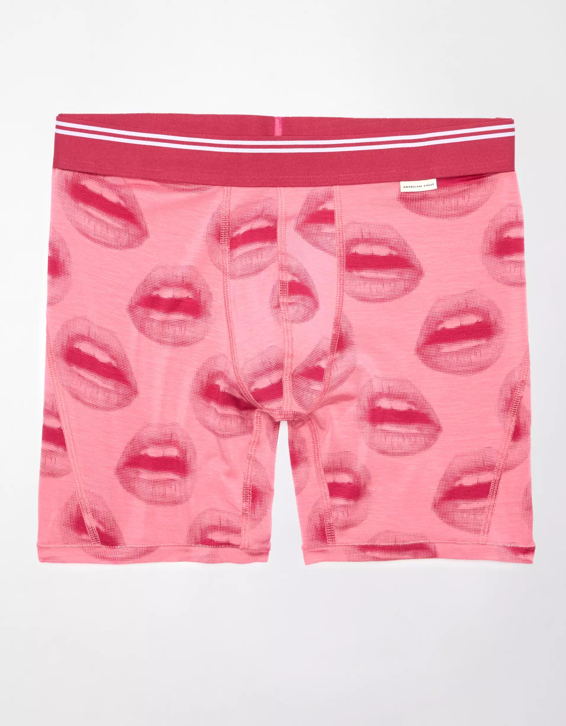 AEO Men's Lips 6" Ultra Soft Boxer Brief Product Image