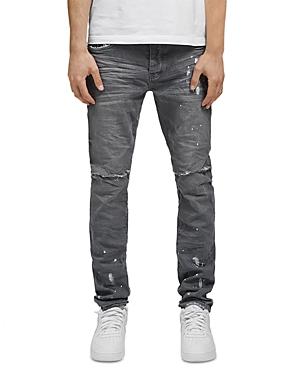 Mens P001 Worn Stretch Skinny Jeans Product Image