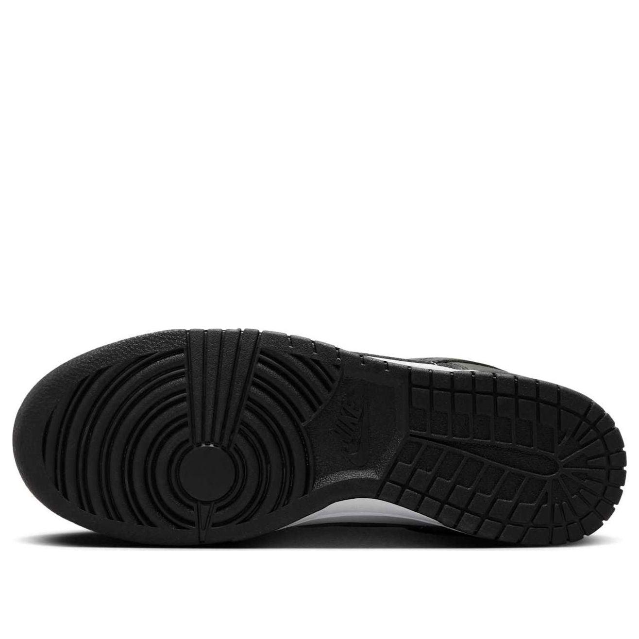 Black & White Dunk Low Retro Sneakers Product Image