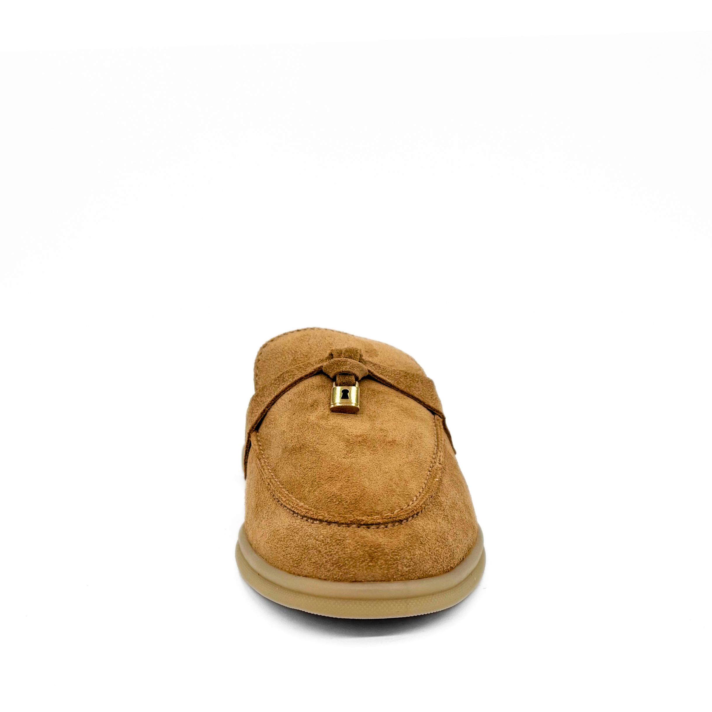 Lasso Suede Slip On Loafers Product Image