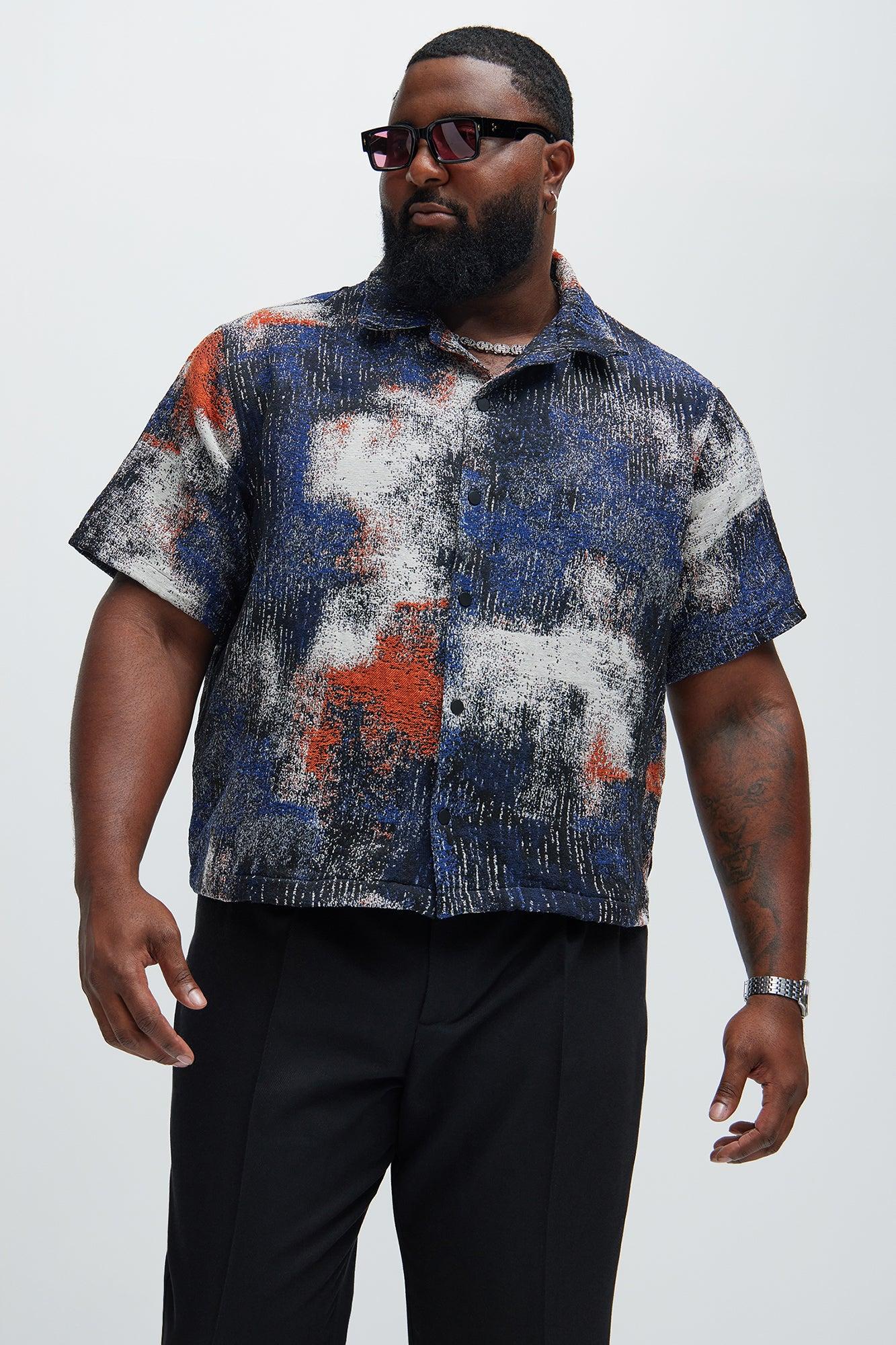 Galaxy Tapestry Shirt - Blue/combo Product Image