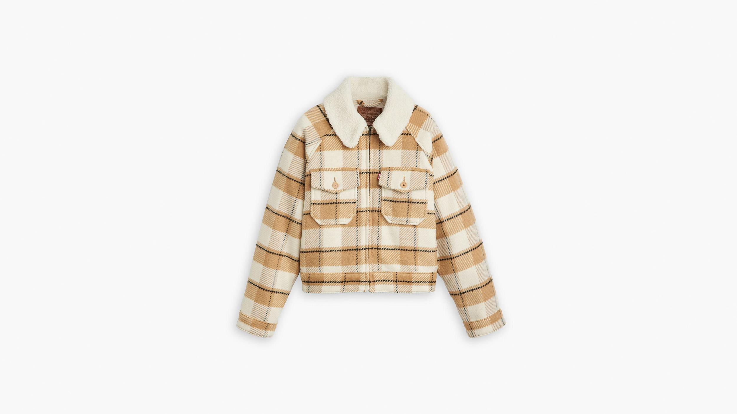 Shrunken '90s Flannel Jacket Product Image