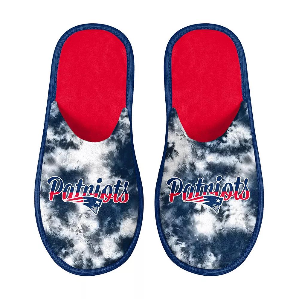 Women's FOCO New England Patriots Team Scuff Slide Slippers, Size: XL, Blue Product Image