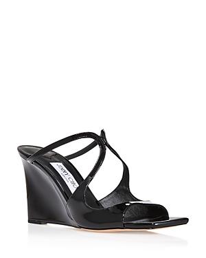 Jimmy Choo Womens Anise 85 Wedge Heel Slide Sandals Product Image