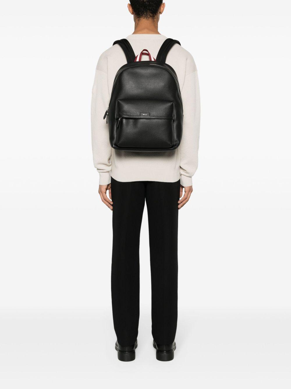 Code leather backpack Product Image