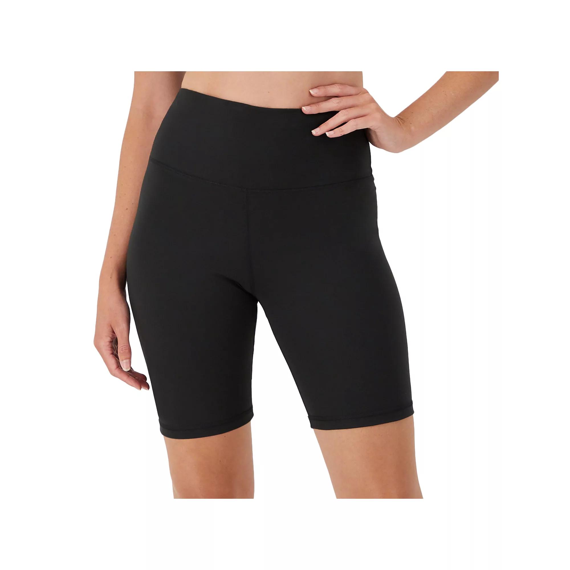 Women's Hanes Moves™ High-Waisted 7.25-in. Bike Shorts with Internal Pocket,  Product Image