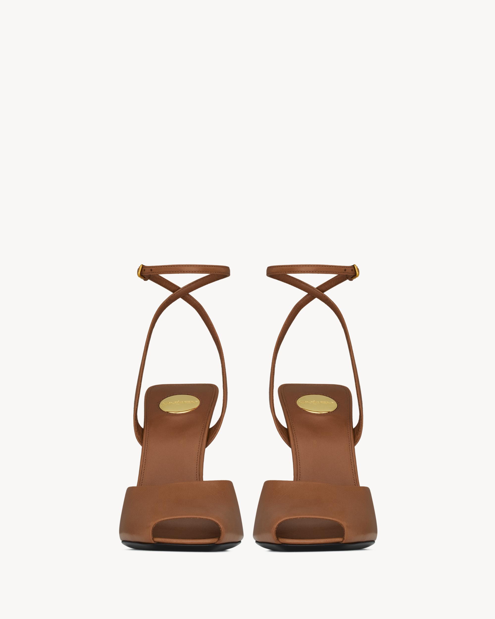 LA SCANDALE sandals in smooth leather Product Image