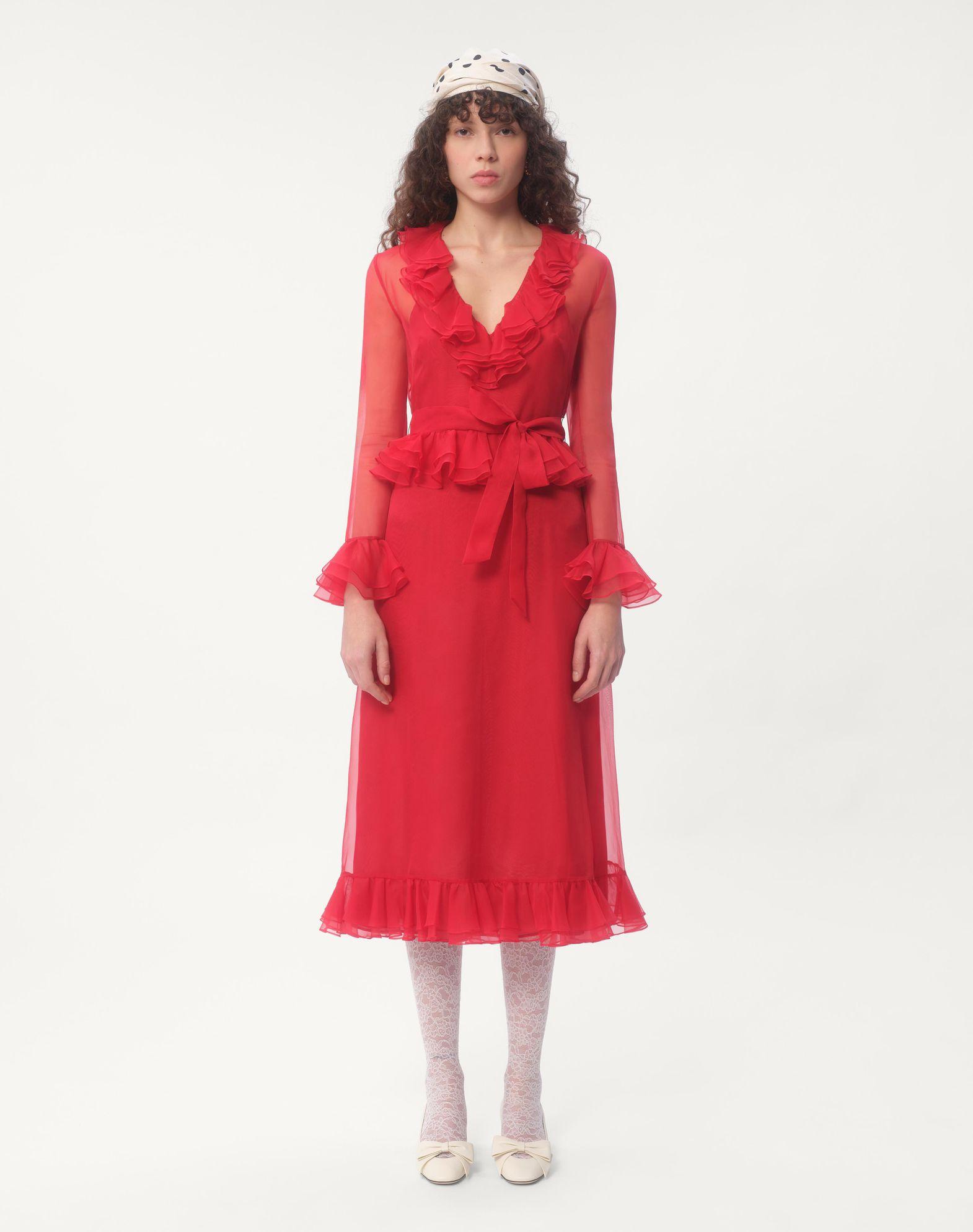 Organza Midi Dress  Product Image