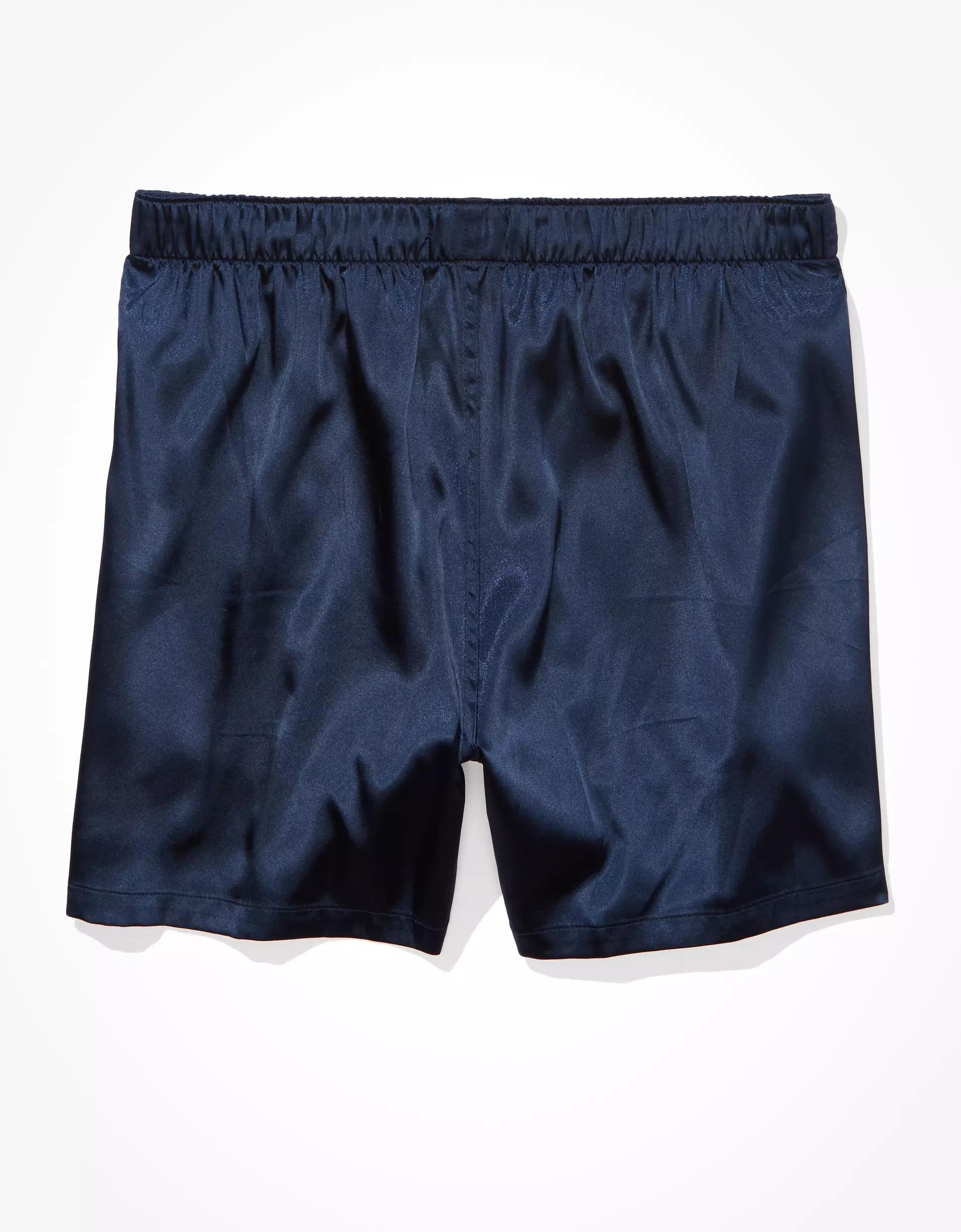 AEO Men's Elephant Tapestry Satin Pocket Boxer Short Product Image