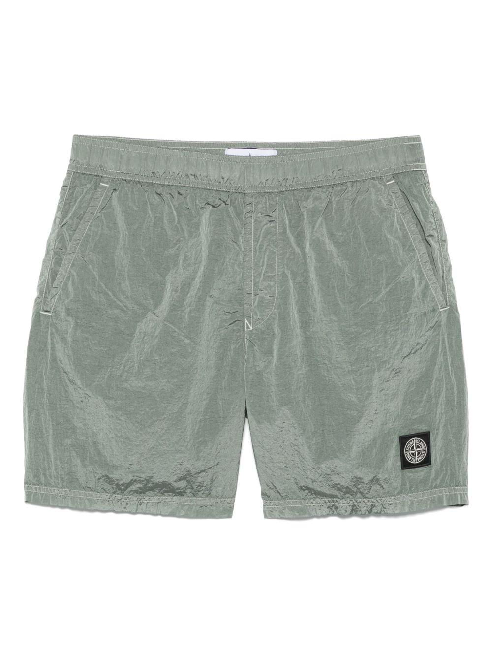 Compass-patch swim shorts Product Image