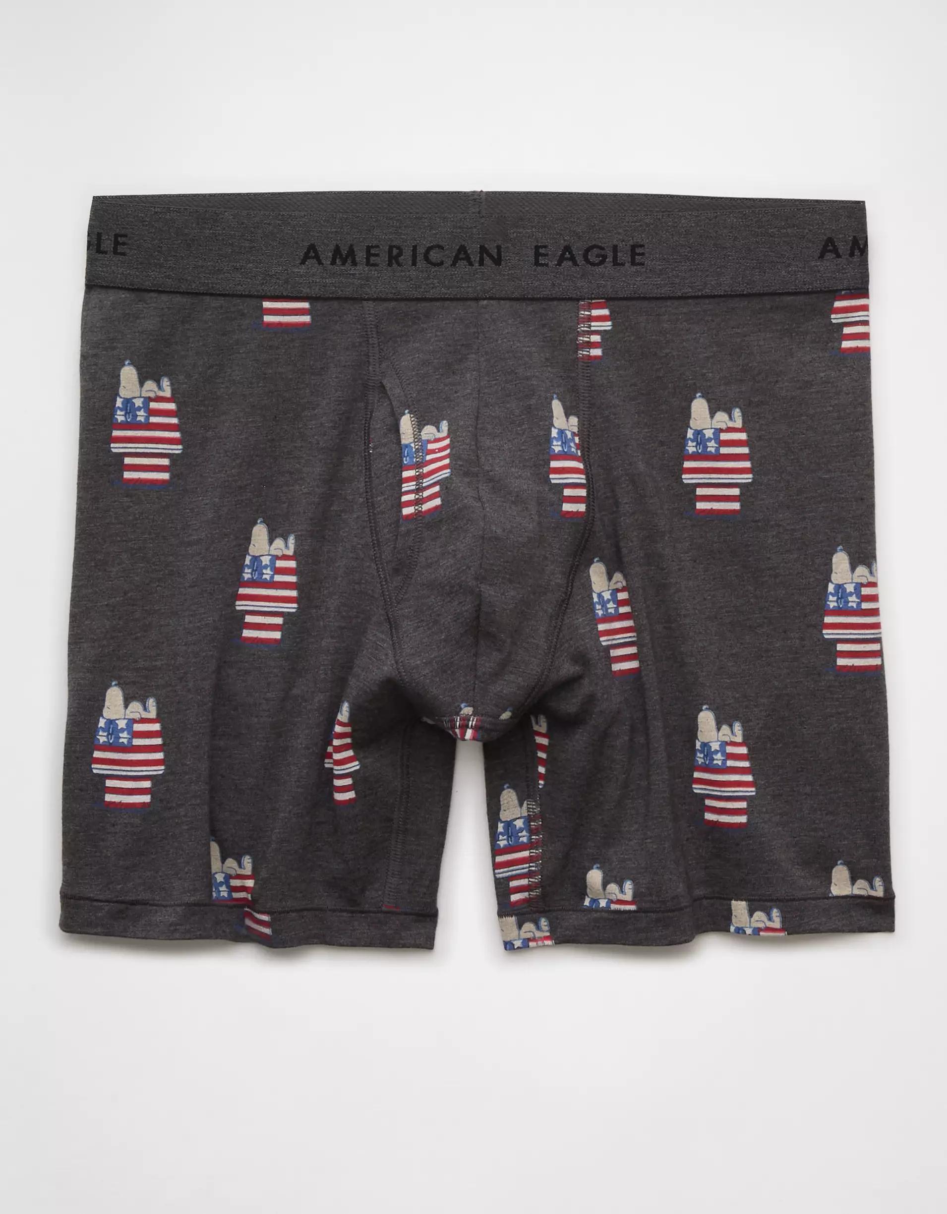 AEO Men's Snoopy USA 6" Classic Boxer Brief Product Image