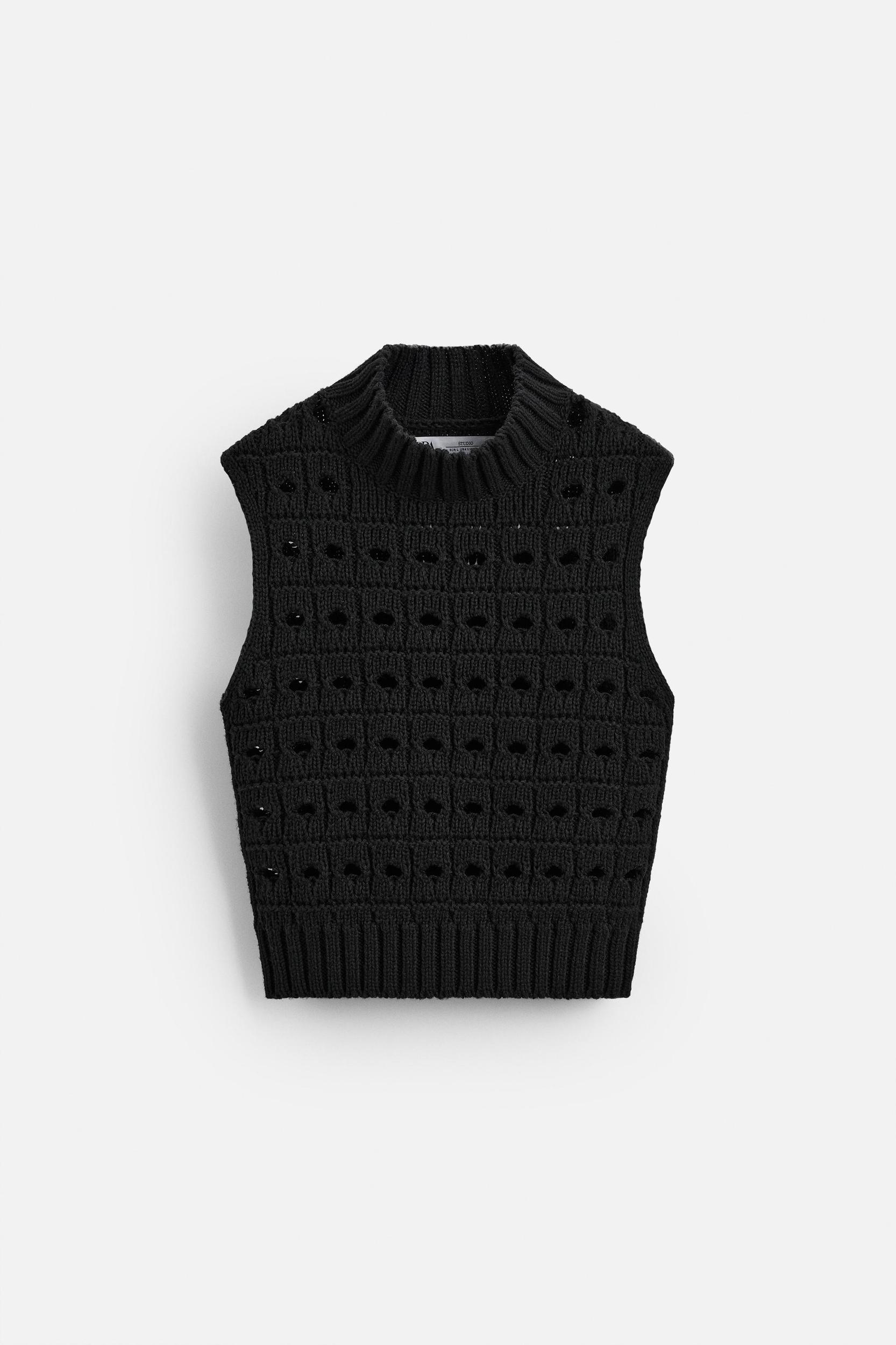 TEXTURED KNIT VEST LIMITED EDITION Product Image