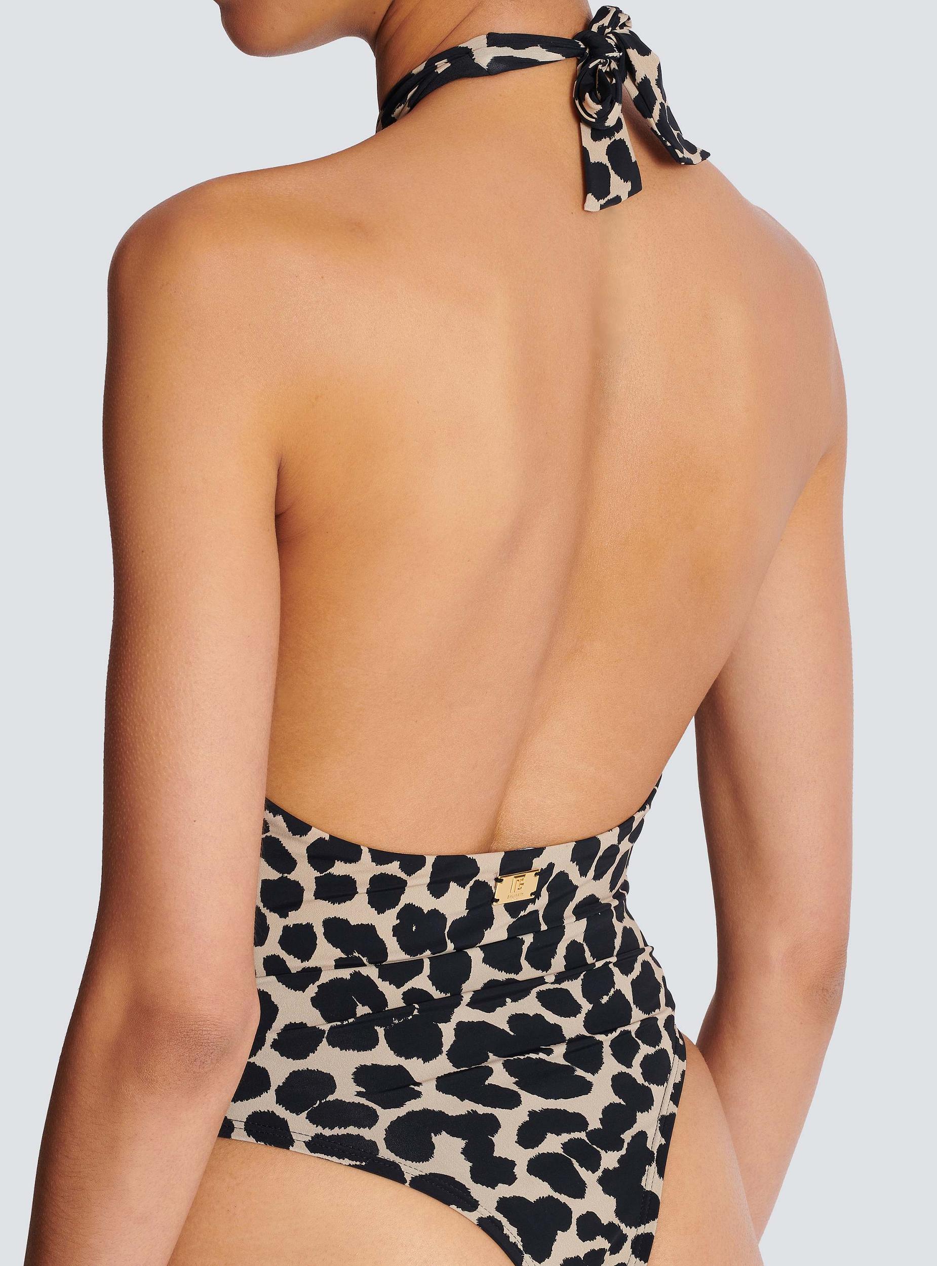 One-piece leopard pattern swimsuit Product Image