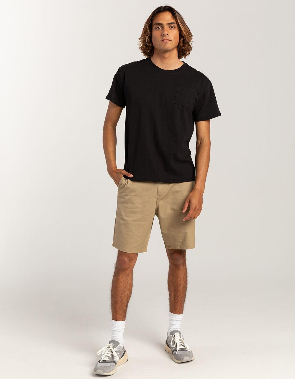 RSQ Mens Mid Length  9" Chino Shorts - DESERT Product Image