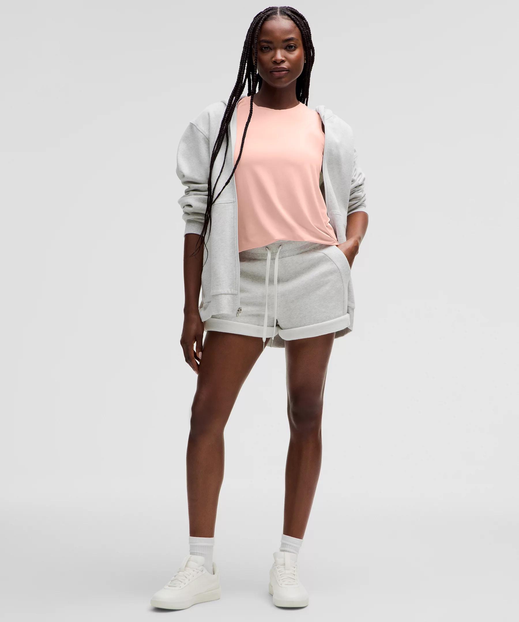 Silk-Blend Relaxed-Fit Tank Top Product Image