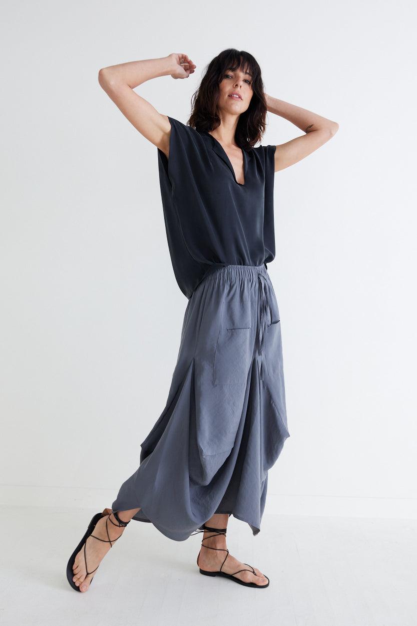 The Light Poplin Go-To Skirt Product Image