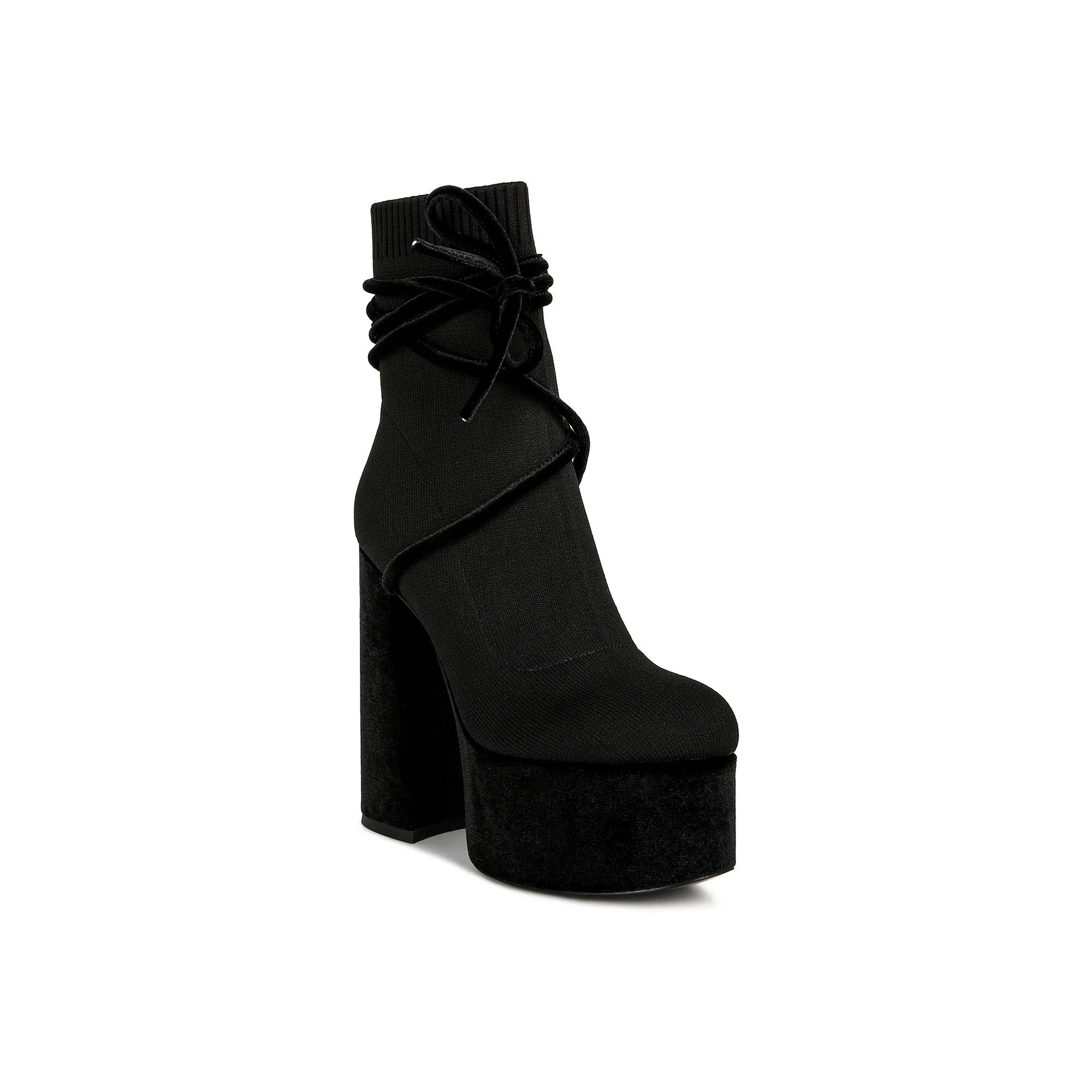 London Rag After Pay Women's Block Heel Boots,  Product Image