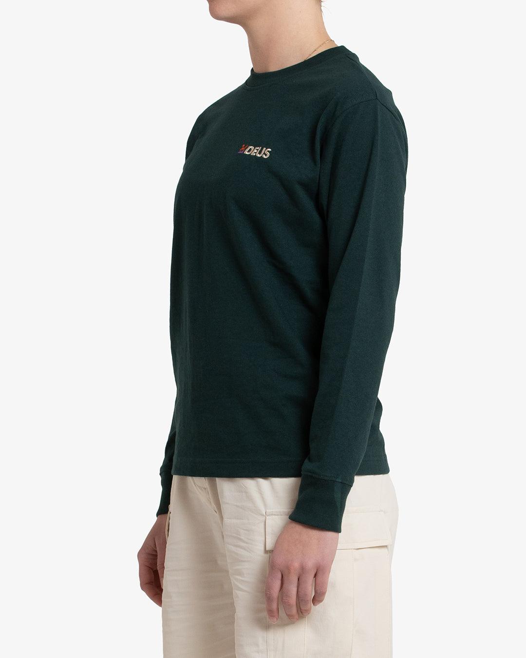 Foxtrot Long Sleeve Tee - Trek Green Product Image