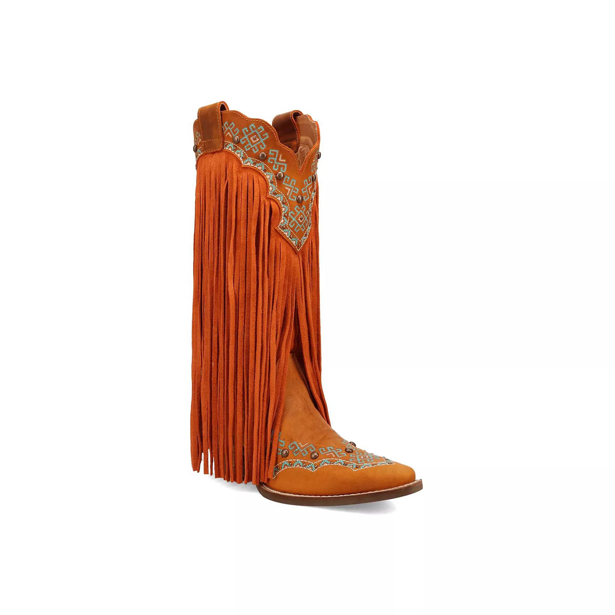 Dingo Tequila Sunrise Women's Suede Boots,  Product Image