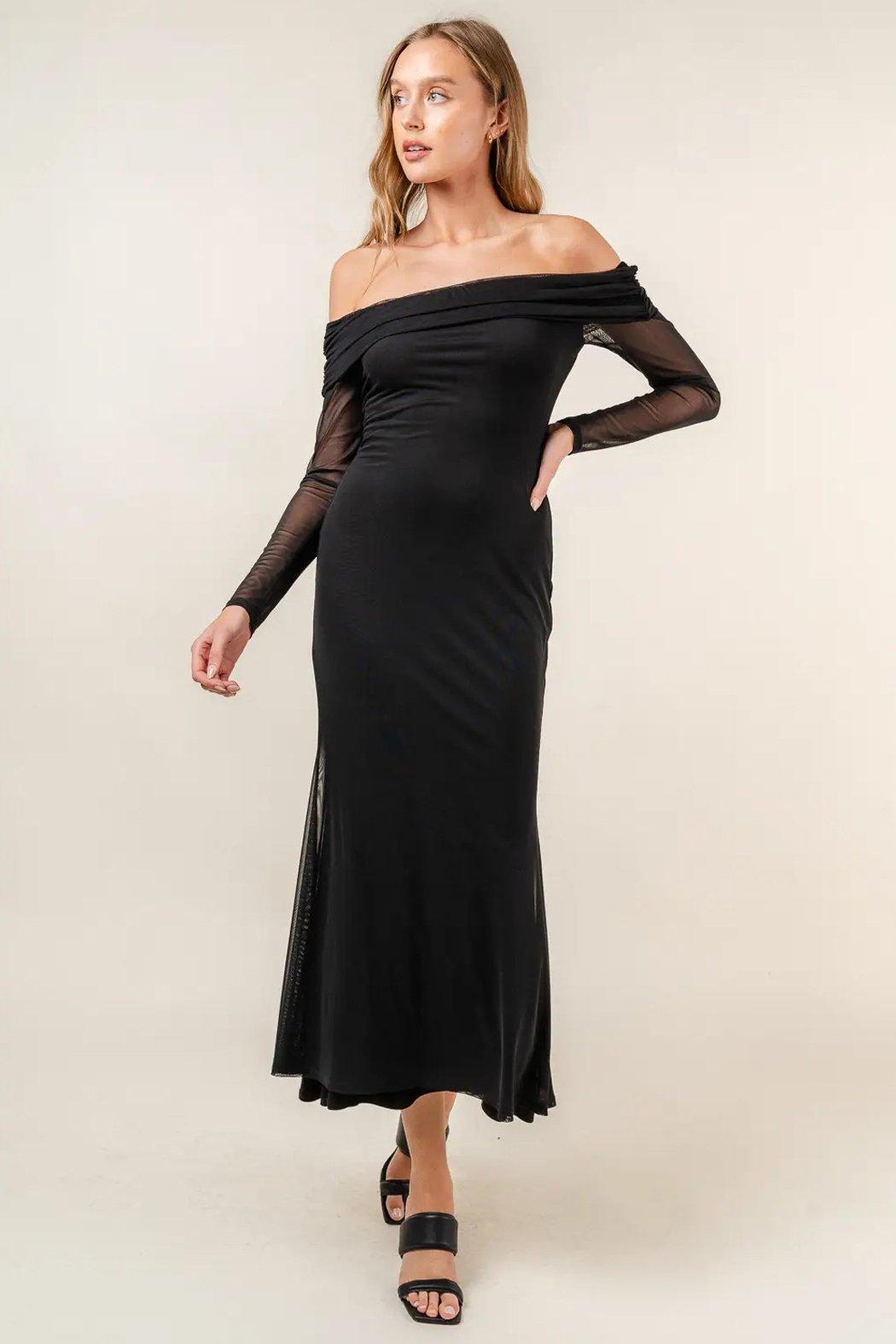 Floria Off Shoulder Maxi Dress Product Image
