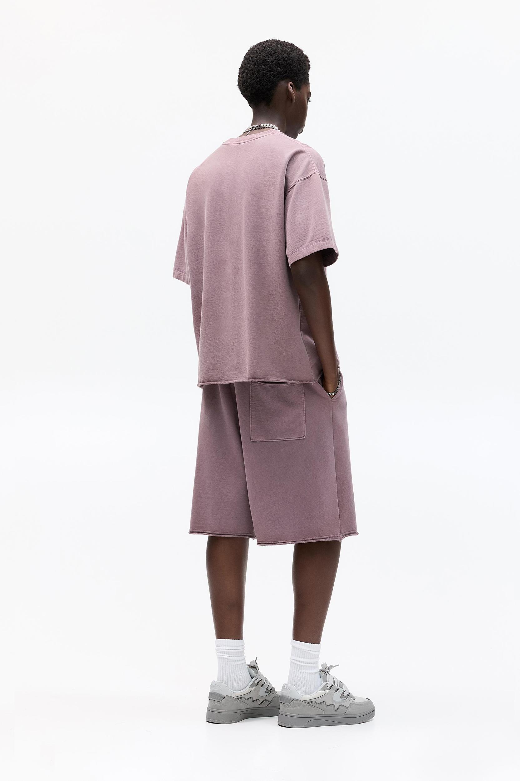 Baggy Bermuda sweat shorts Product Image