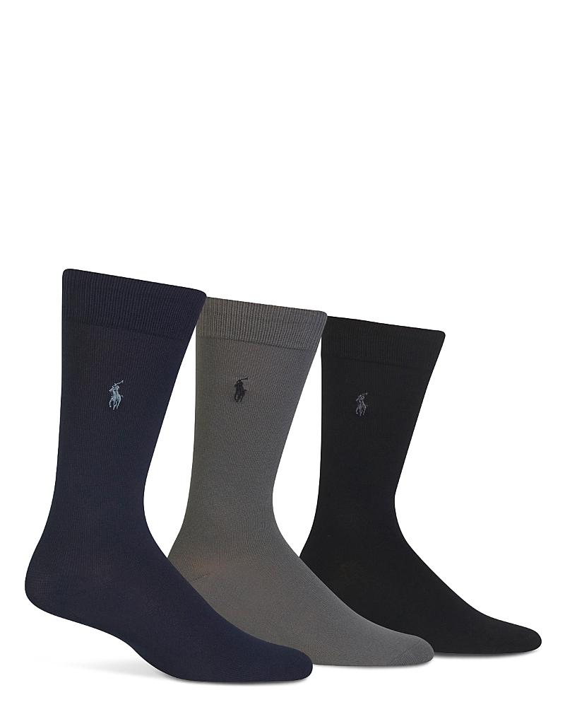 Polo Ralph Lauren Super Soft Flat Knit Socks - Pack of 3 Product Image