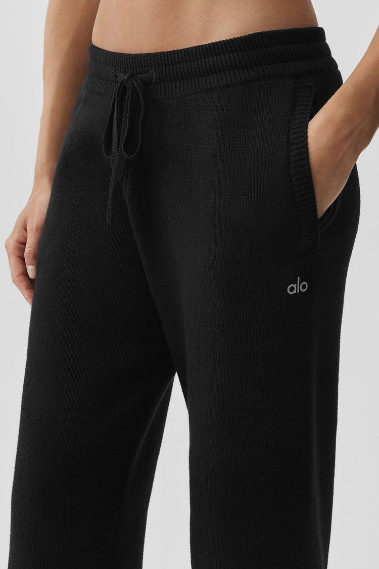 Scholar Straight Leg Sweatpant - Black Product Image