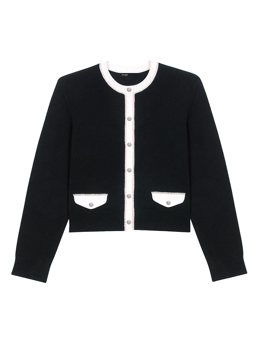 Womens Rhinestone Cardigan Product Image