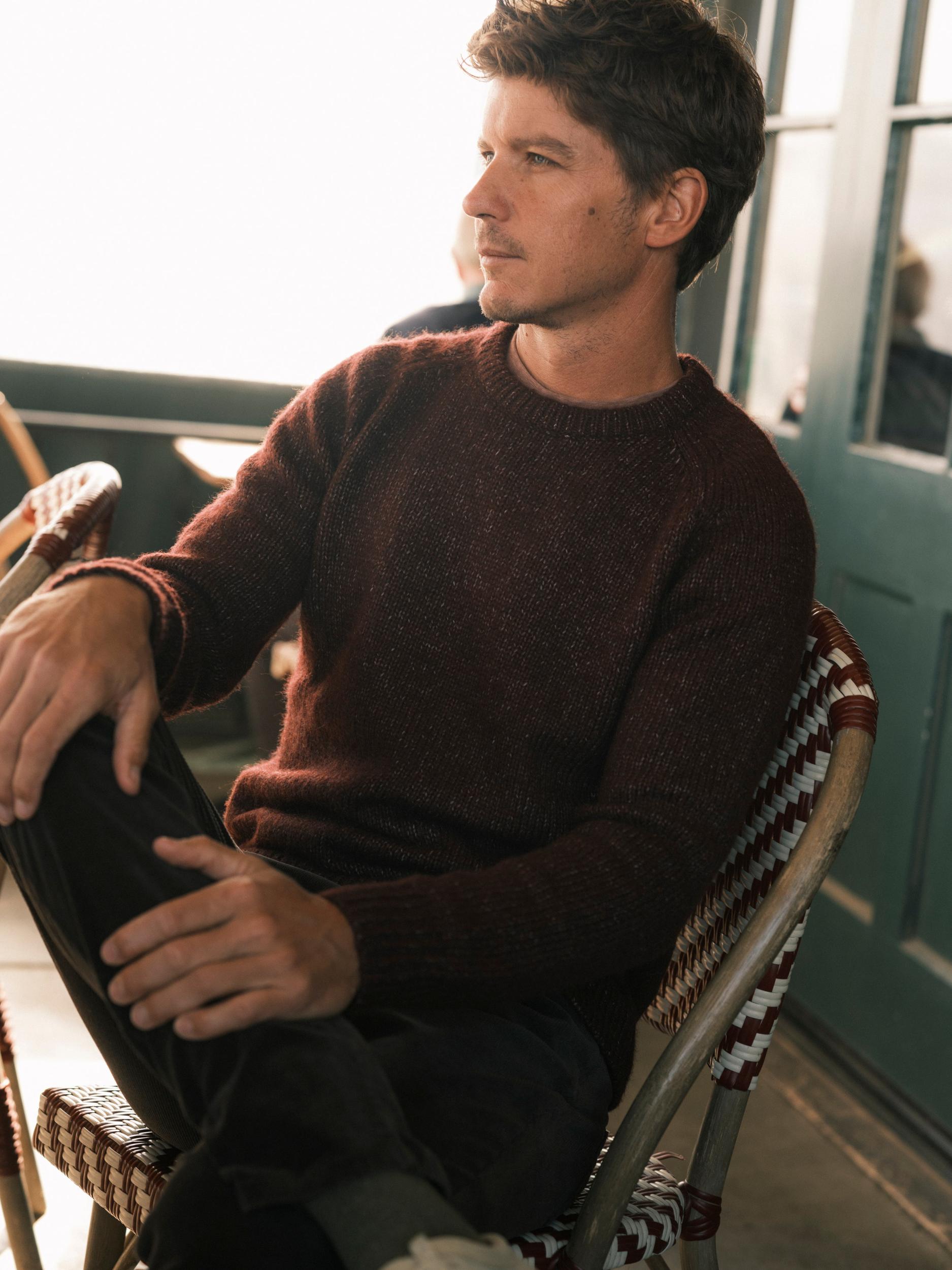 Collegiate Sweater Crew - French Roast Product Image